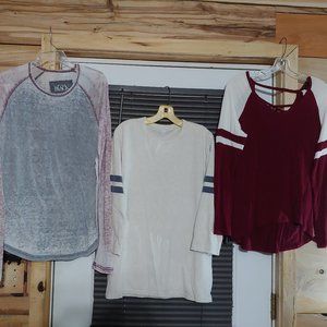 Discreet/Old Navy/Buckle Black womans shirts  size L